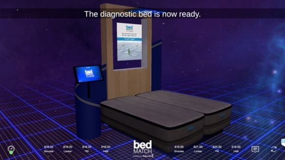 BedMatch Bed Ready Single User Screen