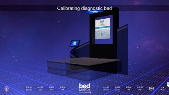 BedMatch Diagnostic Bed Calibration Screen